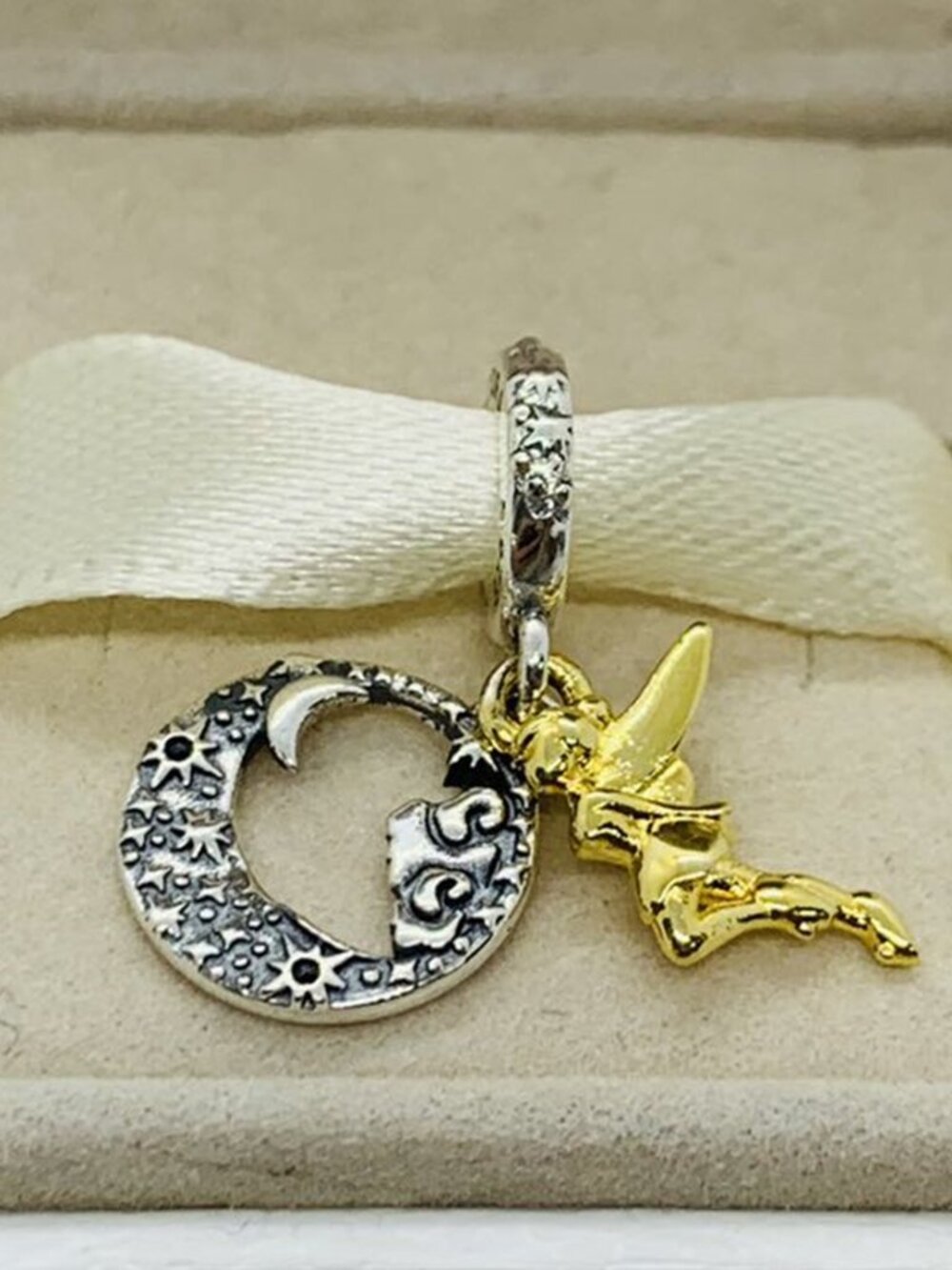 ✨🔥Pandora Disney Tinker Bell Celestial Night Dangle Charm